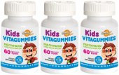 Force Nutrition Kids Vitagummies 4-10 Yaş Çoçuk Multivitamin 3x60 Çignenebilir Form - 1