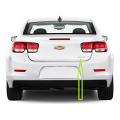 Chevrolet Malibu Bagaj 3M 3D Krom ABS Yazı Logo Amblem - 1