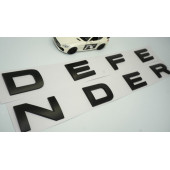 Land Rover Defender Kaput Bagaj Mat Siyah Abs Yazı Orjinal Ürün thumbnail 2