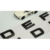 Land Rover Defender Kaput Bagaj Mat Siyah Abs Yazı Orjinal Ürün thumbnail 3