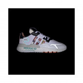 Adidas Nite Jogger Erkek Spor Ayakkabısı Beyaz Turuncu - 1