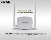 EWR-301 EWR-301 Kablosuz-N WPS + WISP+WDS 300 Mbps Repeater+Access Point+Bridge - 1
