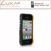 Luxa2 iPhone Alum Armor Aluminyum Kılıf-Siyah Altın LHA0074 - 1