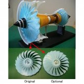 Jet Motor 3-Spool, Opsiyonel-Fan Plastik Aparat - 1