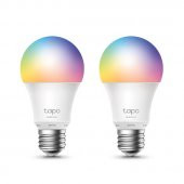 TP-LINK TAPO L530E (2-PACK) AYARLANABİLİR IŞIK SEVİYELİ AKILLI WI-FI MULTICOLOR LED AMPUL - 1
