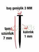 MİNİ HOBİ ÇİVİSİ 7 MM NİKEL 50 GRAM - 2