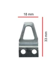 EĞİK TABLO ÇERÇEVE ASKISI 10 ADET VE VİDALARI 18X33 MM - 3