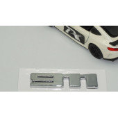 Porsche 911 Carrera 3M Gümüş Krom Bagaj Logo Orjinal Ürün - 4