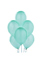 Balonevi Balon 12" Baskı Su Yeşili 12 İnç Balon (100 Lü Paket) - 1