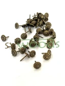 200 Adet 11 mm Papatya Kabara Raptiye Hobi Çivisi Koltuk Çanta Tasarım Aksesuar Süsü - 1