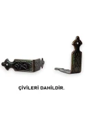 DEKORATİF KUTU KENARI 8 ADET KUTU SANDIK AKSESUAR OKSİT thumbnail 2