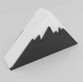 Dağ Görünümlü Peçete Tutucu thumbnail 1