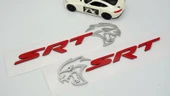 DK Tuning Dodge Challenger Charger SRT Hellcat Gri Kırmızı Logo Arma thumbnail 3