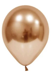 Balonevi 12" Krom Bakır 12 İnç Bakır Renk Balon (50 Li Paket) - 1