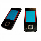 Nokia 5330 Full Kasa Kapak Tuş Takımı Nokia 5330 Uyumlu Siyah Renk Orta Kasa Ön Kapak Arka Kapak - 1