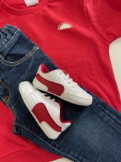 Erkek Bebek İlk Adım Spor Ayakkabısı Kırmızı Puma Modeli - 3