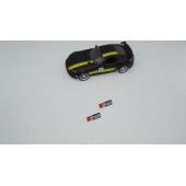 Audi Rs Direksiyon Alüminyum Alaşımlı 3M 3D Sticker Logo 2Li Set thumbnail 3