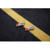 Audi Rs Direksiyon Alüminyum Alaşımlı 3M 3D Sticker Logo 2Li Set thumbnail 9