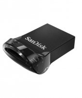 Sandisk SDCZ430-128G-G46 128GB Ultra Fit USB 3.1 130MB-s Mini Siyah Flash Bellek - 1