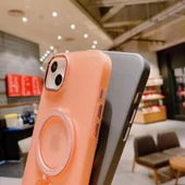 İphone 11 Stantlı Buzlu Sert Magsafe Kapak thumbnail 10