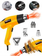 Germany Style Profesyonel 2000 Watt  Darbeye Dayanıklı Kademeli Sıcak Hava Tabancası - 1