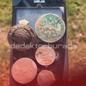XP - DEUS Dedektör - 22,5cm HF Başlık, Ana Kontrol Ünitesi (RC), WS4 Kulaklık - 9