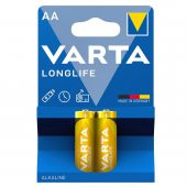 Varta 4106 Longlife Alkalin AA Kalem Pil 2li Paket - 1