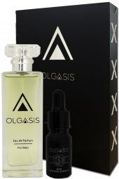 Pr-119 50 Ml Odunsu Erkek Parfümü EDP Men + 10Ml Saf Konsantre Parfüm Esansı Alkolsüz 2Li Set - 1