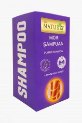 Naturix Mor Şampuan 250Ml - Turunculaşma Karşıtı, Sülfatsız, Parabensiz ve Fosfatsız Bakım - 1