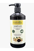 Naturix Siyah Sarımsak Şampuanı - Paraben, Tuz, Fosfat İçermeyen Kokusuz & Tuzsuz 600ml - 3