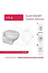 NKP Slim Yavaş Kapanır Klozet Kapağı - 1