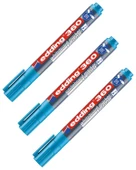 Edding 360 Beyaz Tahta Kalemi Açık Mavi 3lü - 2