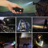 1000 Lümen Bisiklet Işığı Usb Şarj Edilebilir Led 6 Saat El Feneri 3 Modlu Suya Dayanıklı Işık - 3