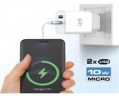 Linktech C203 Safe Micro USB 10W Dual Hızlı Şarj Aleti - 2