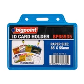 Bigpoint Kart Poşeti Yatay Mavi 85x55mm 10'lu Poşet - 1