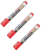 Rubenis RBM 101K Doldurulabilir Tahta Kalemi Kırmızı 3lü - 2