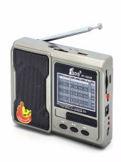 Deprem Çantasına Uygun Taşınabilir El Fenerli 8 Bandlı Radyo Bluetooth USB TF Kart Destekli FM Radyo - 2