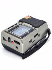 Deprem Çantasına Uygun Taşınabilir El Fenerli 8 Bandlı Radyo Bluetooth USB TF Kart Destekli FM Radyo - 4