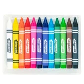 Bigpoint Jumbo Üçgen Mum Boya 12 Renk 6'lı Paket thumbnail 2