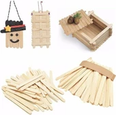 Lider & Nevada Natural Dil Çubuğu Geniş Ahşap Abeslang 50li Paket - 2