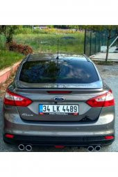 Ford Focus 3 - 3.5 Piano Black Anatomik Üniversal Spoiler Elastik Bagaj Üstü Çıta - 1
