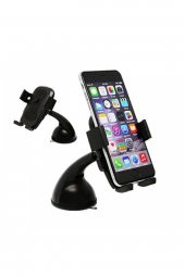 Universal Vantuzlu Renkli Telefon Tutucu Mavi - 3