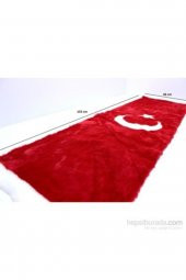 Peluş Türk Bayrağı Torpido Halısı Ay-yıldız - 1