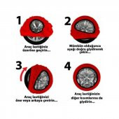 KAR PATİNAJ ÇORABI KIRMIZI MEDİUM - 2