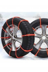 PLASTİK KAR ZİNCİRİ KAR KELEPÇESİ 8 ADET YEŞİL RENK - 3