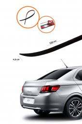 CİTROEN C-ELYSEE Bagaj Üstü Spoiler Piano Black - 1