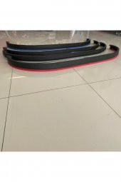 Universal Opel Astra H Lip Ön Tampon Eki Kırılmaz Ön Lip 4 Parça Beyaz - 1
