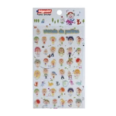 Bigpoint Sticker Kabartmalı Çocuklar 15'li Paket - 1