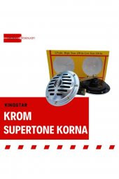 Kıngstar Supertone Hella Tipi Krom Korna, 12v - 2