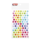 Bigpoint Sticker Pastel Renkli Yıldızlar Orta Boy 15'li Paket - 1